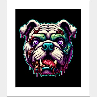 Zombie Bulldog Posters and Art